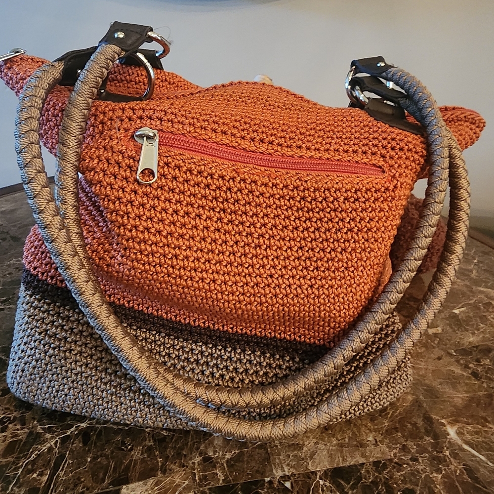 CROFT&BARROW KNIT TOTE BAG - Picture 4 of 6